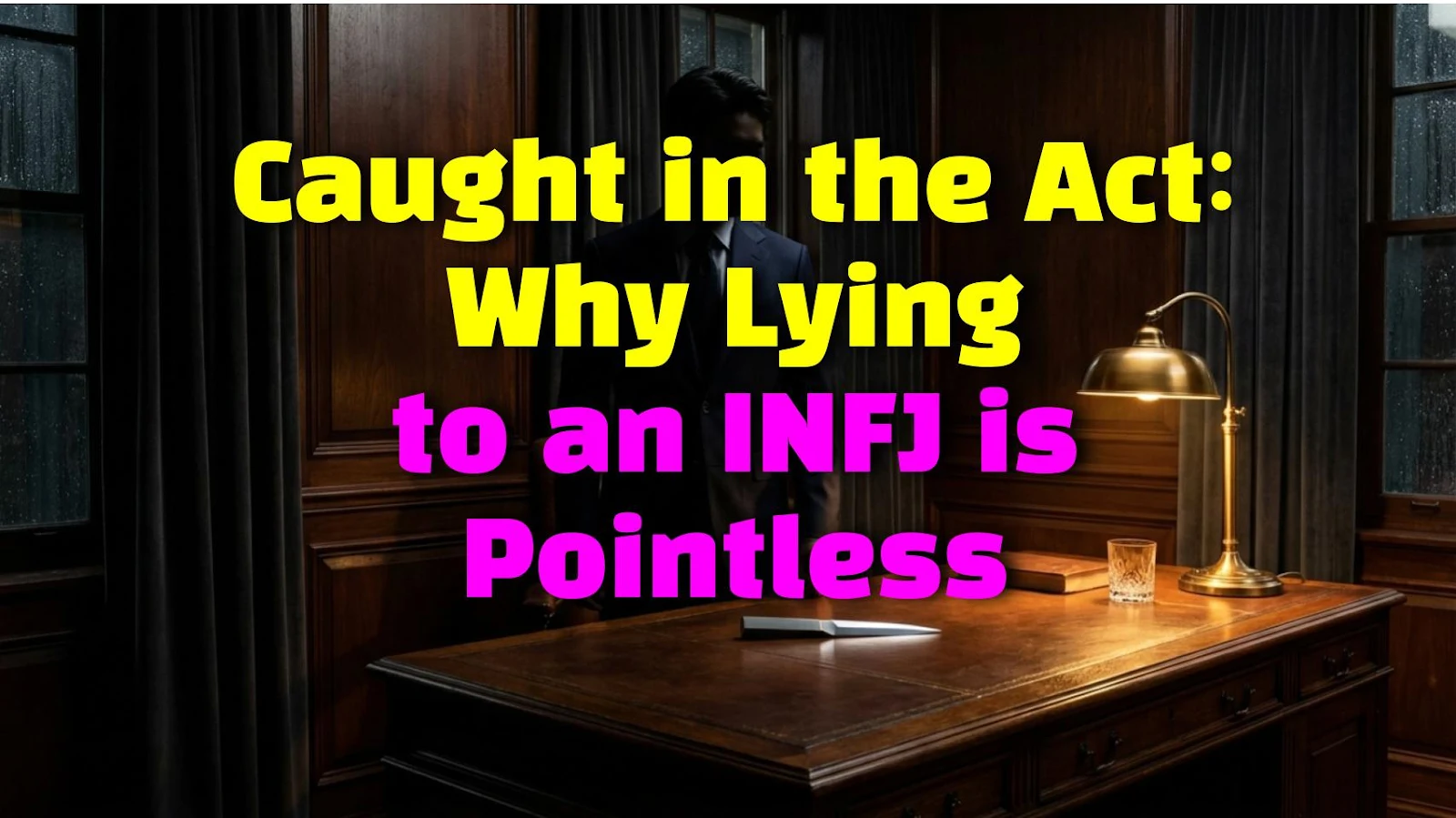 Caught in the Act: Why Lying to an INFJ is Pointless
