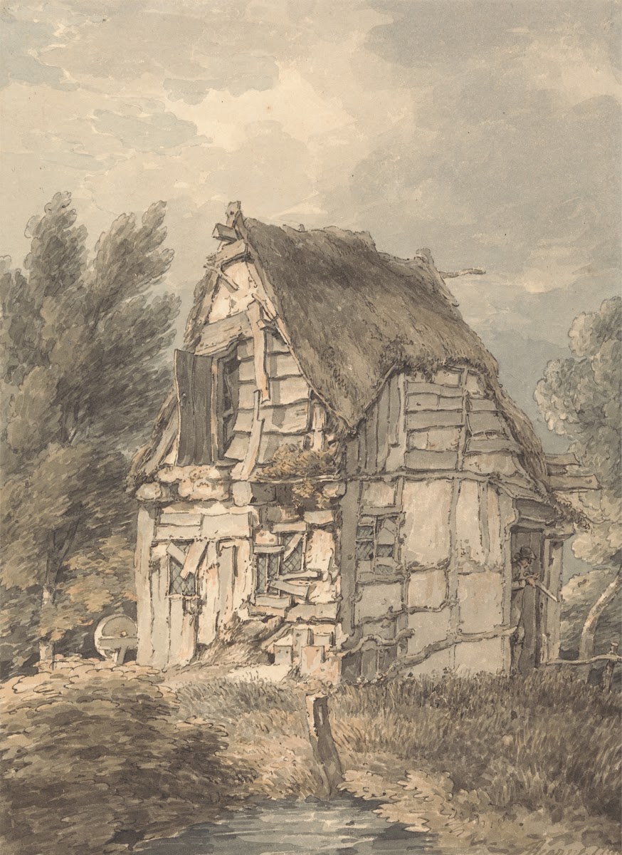 Half Timbered and Thatched Shack 1798