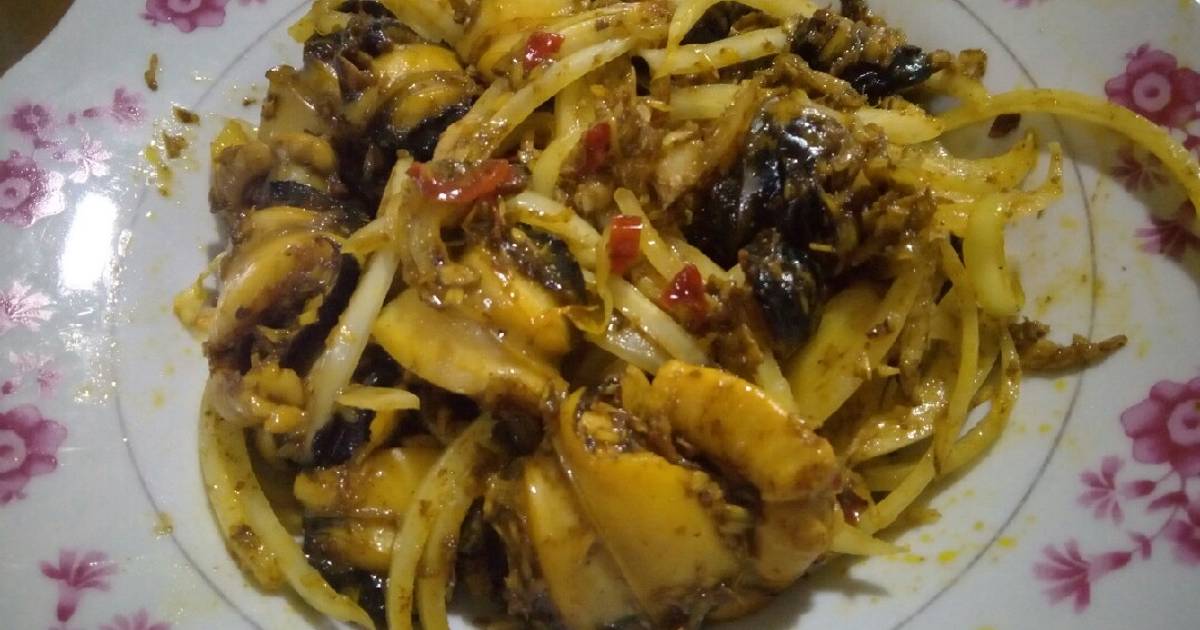 Ốc xào sả ớt