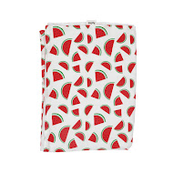 Children's plaid Twins muslin 110x75 double Watermelon red