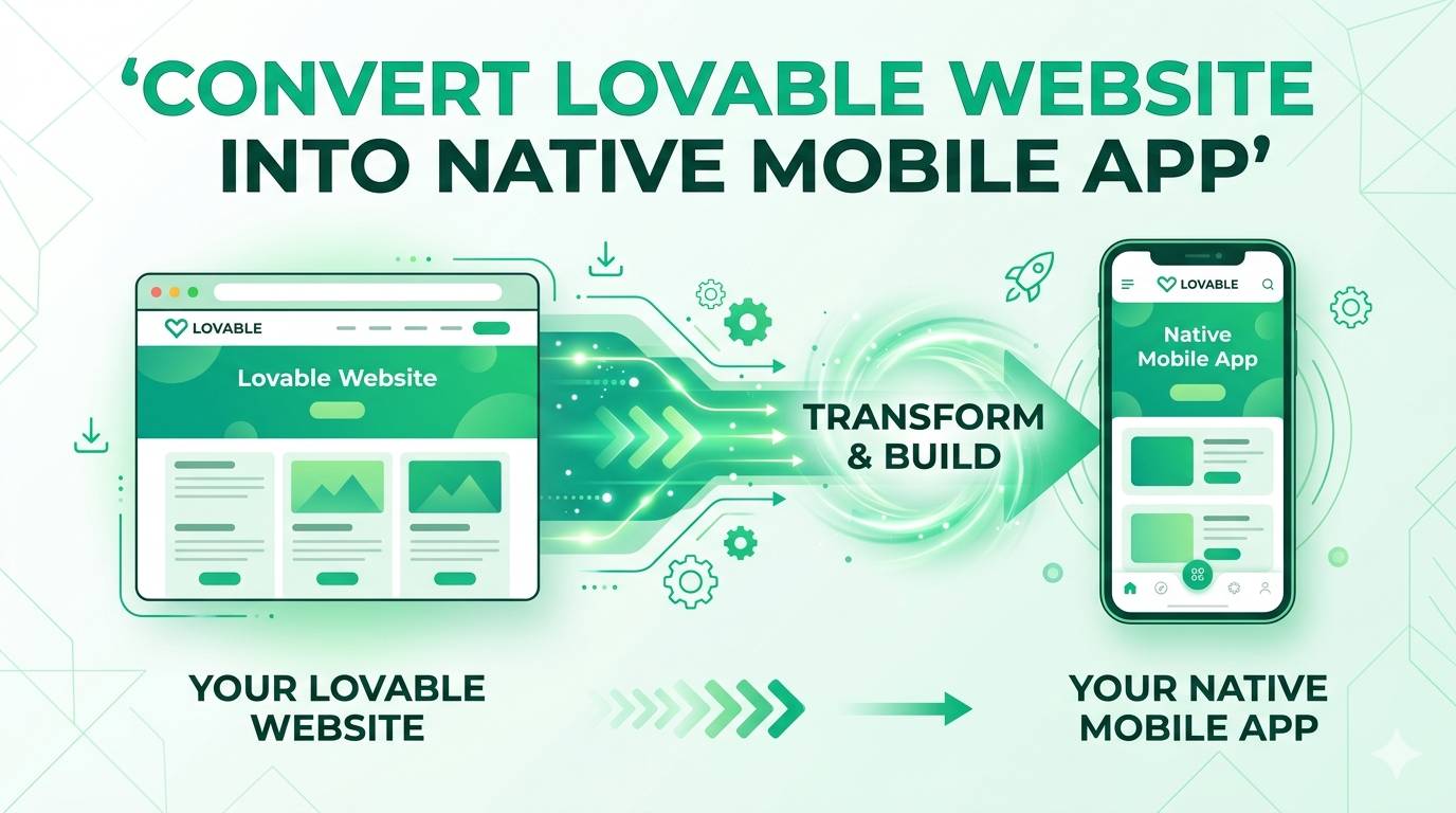 Convert Your Lovable Website into an Android & iOS App in 5 Minutes