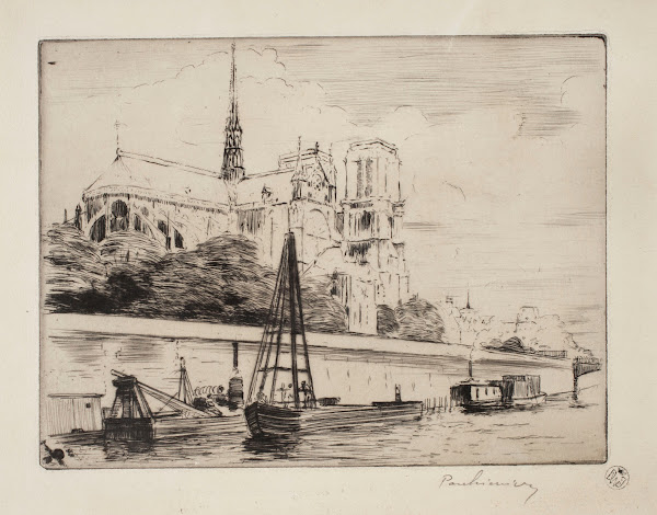 Nôtre Dame de Paris Cathedral 1903