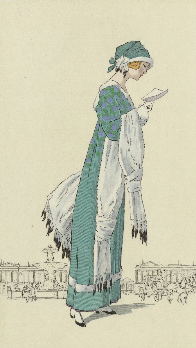 Robe de Toque de velours 1912