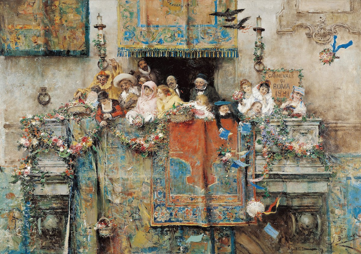 The Carnival In Rome 1881