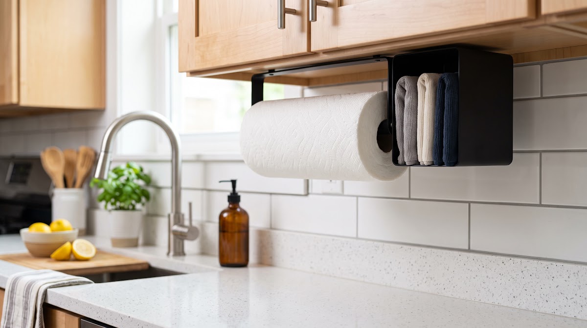 Best Paper Towel Holders for Kitchens (2026) - BEST COMPACT — IN CONTEXT