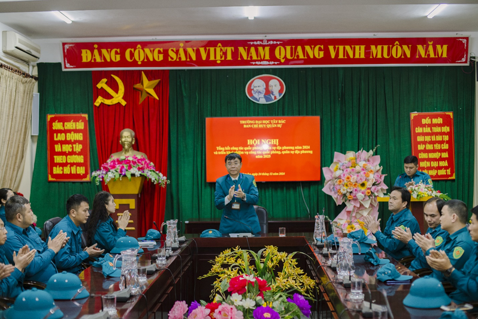 Hội nghị tổng kết công tác quốc phòng, quân sự địa phương năm 2024 và triển khai nhiệm vụ công tác quốc phòng, quân sự địa phương năm 2025