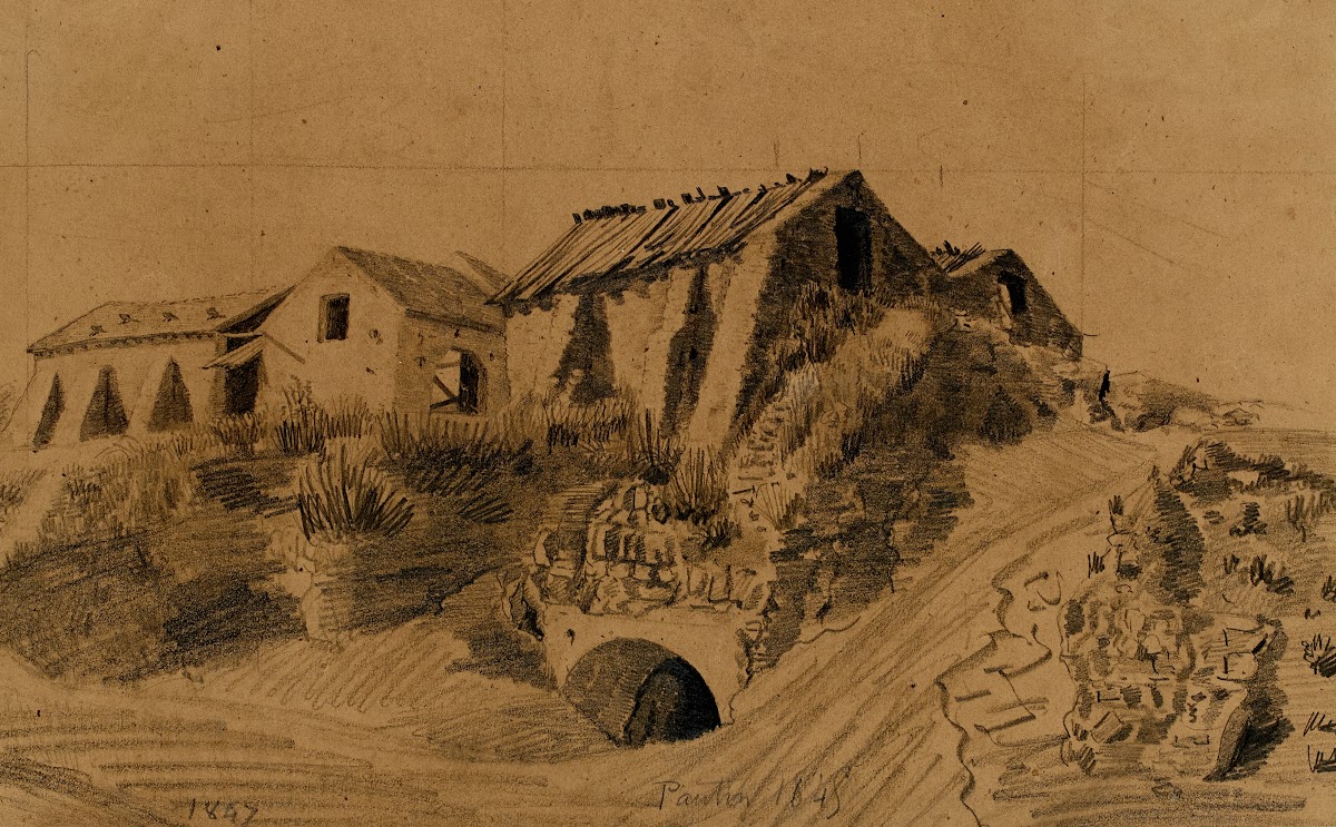 Vue de Pantin 1847 1848