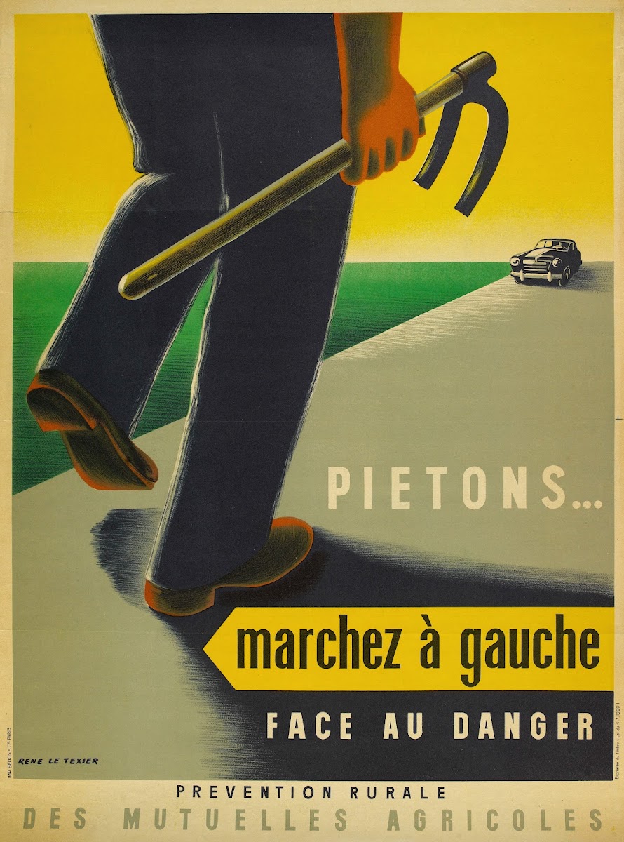 Pietons Marchez À Gauche Face Au Danger Prevention Rurale Des Mutuelles Agricole