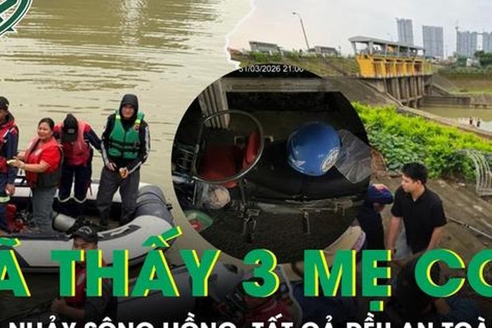 Đã tìm thấy 3 mẹ con nghi nhảy sông Hồng ở Hưng Yên, tất cả đều an toàn - Báo Sức Khỏe &amp; Đời Sống