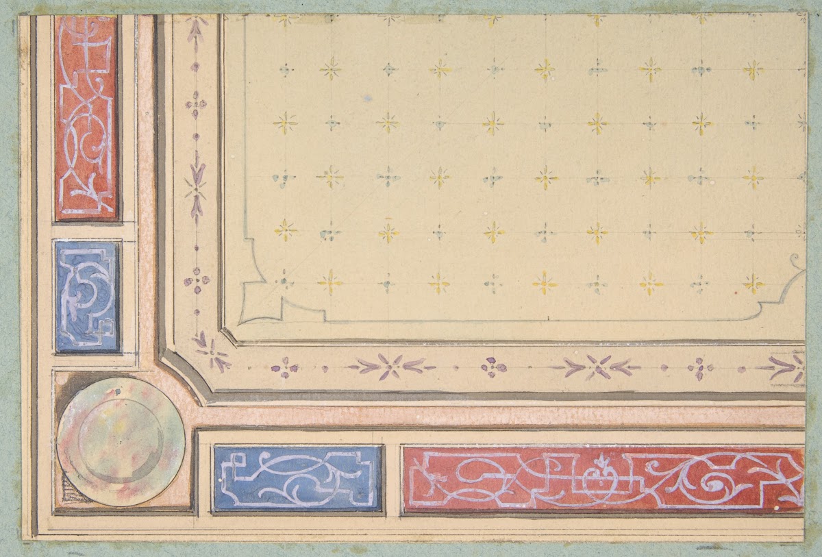 Design for a ceiling 19th Century