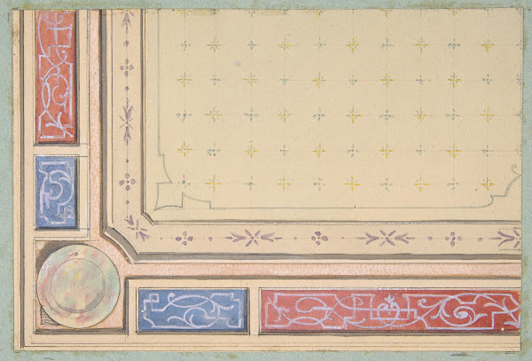 Design for a ceiling 19th Century