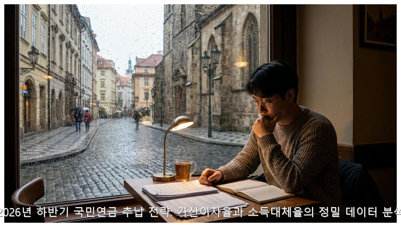 2026년 하반기 국민연금 추납 전략: 가산이자율과 소득대체율의 정밀 데이터 분석 핵심 안내 및 분석 인포그래픽 (8)