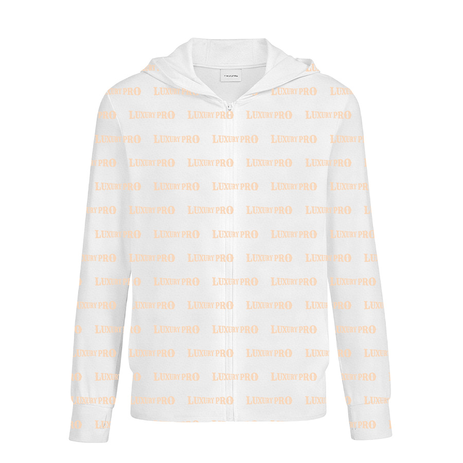 AOP TPM Bird Eye Fabric Zipper Hoodie
