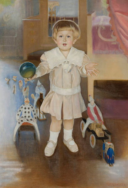 Portrait of Adam Gubrynowicz 1906 as a child 1909