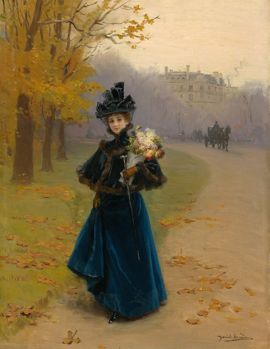 Woman In The Bois De Boulogne c 1885