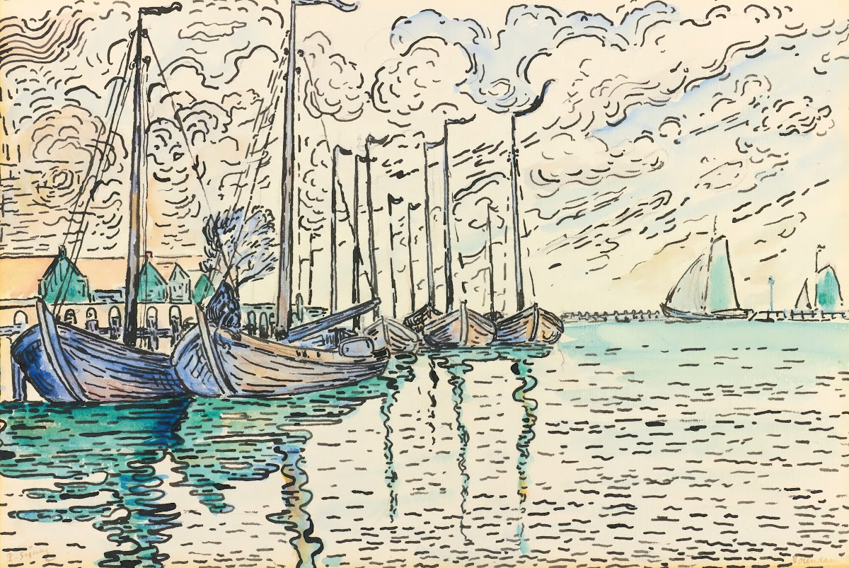 Volendam Barques De Pêche 1896