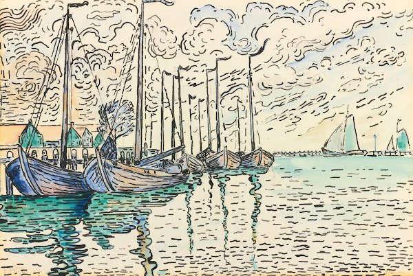 Volendam Barques De Pêche 1896