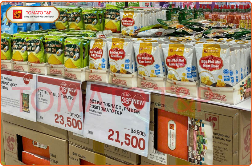 Các sản phẩm đạt chuẩn được bán tại siêu thị