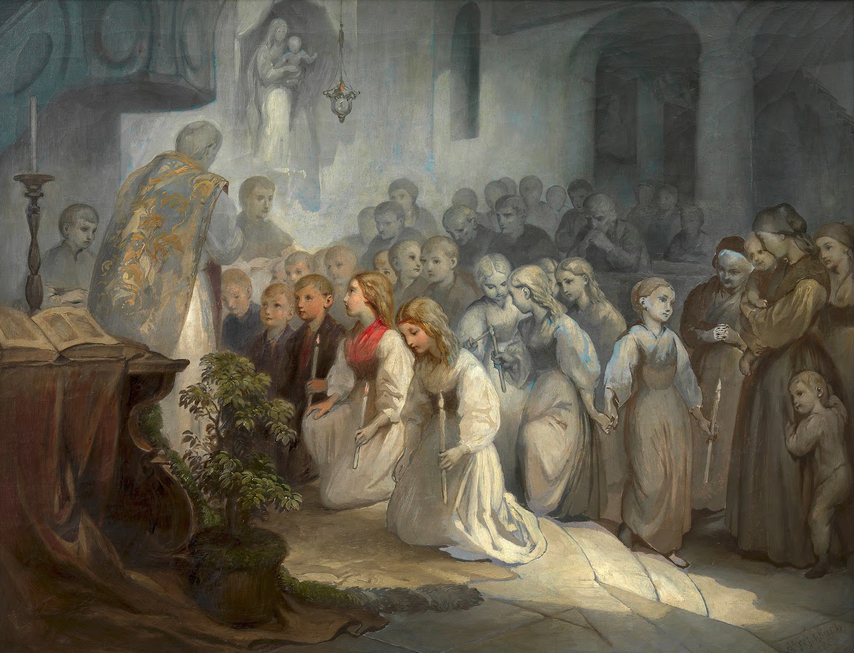 Erste heilige Kommunion 1856