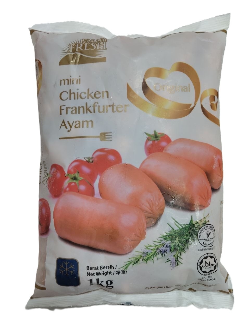 Valley Fresh Mini Chic Frank (Cocktail) Ori 1Kg