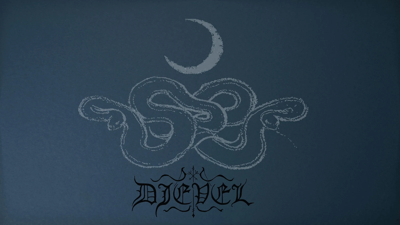 Djevel Band Logo With Snakes - Graphic Illustration 4K Wallpaper (3840x2160)