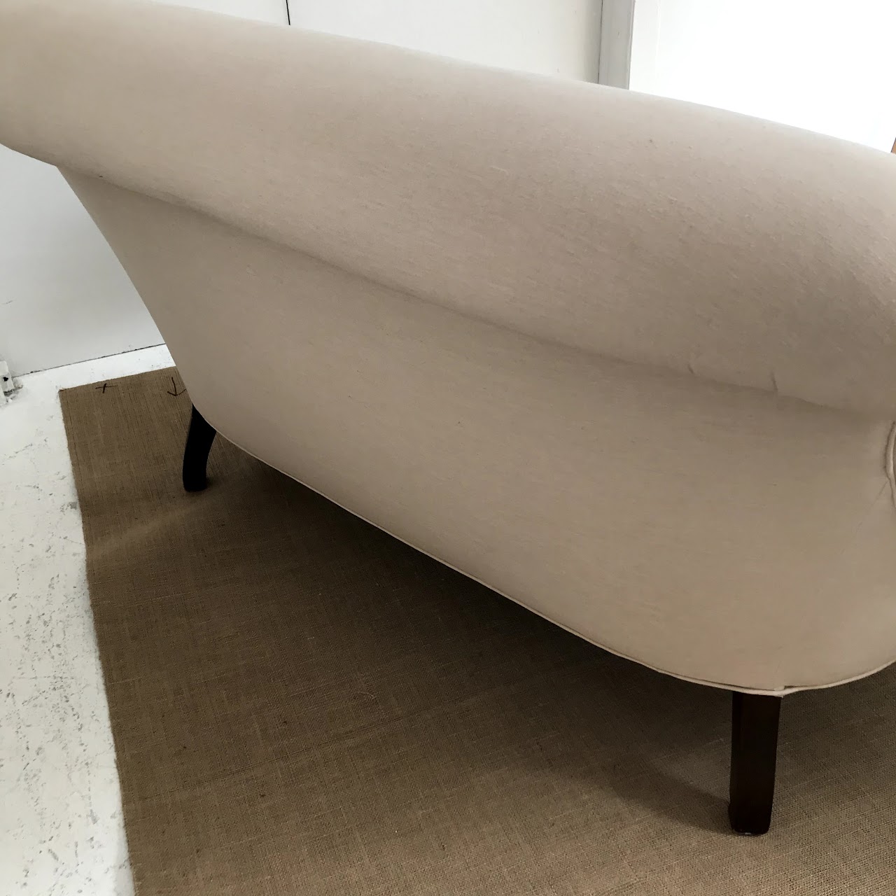 Classic English Roll-Arm Loveseat