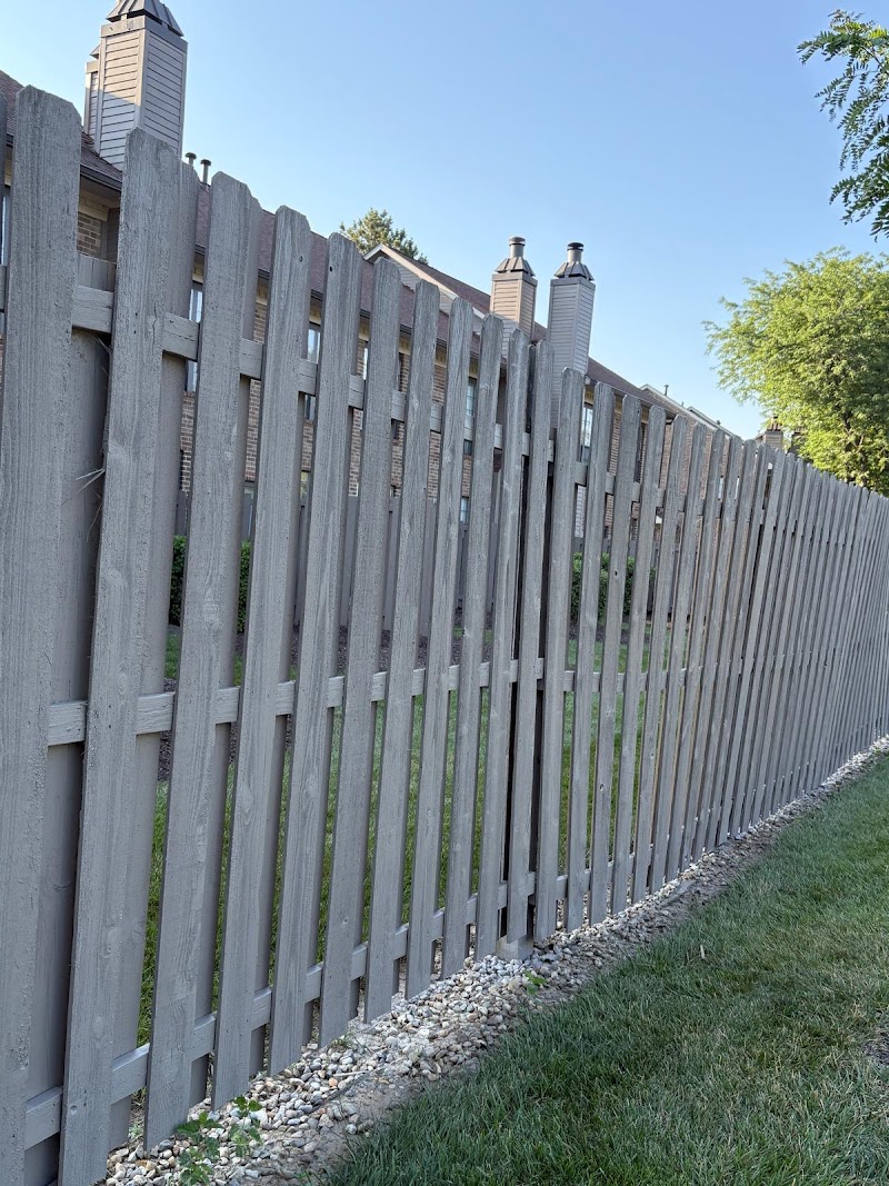 Yardley Court, fence pressure washing and staining — view 2