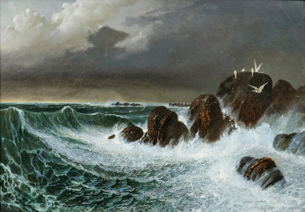 Seagulls In The Storm 1857
