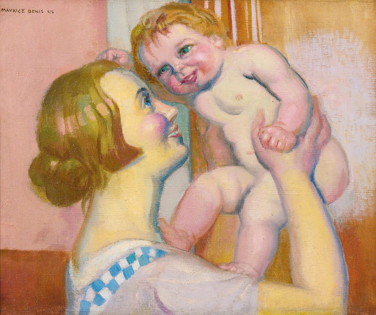 Enfant Nu Ou Annie Et Pauline 1925