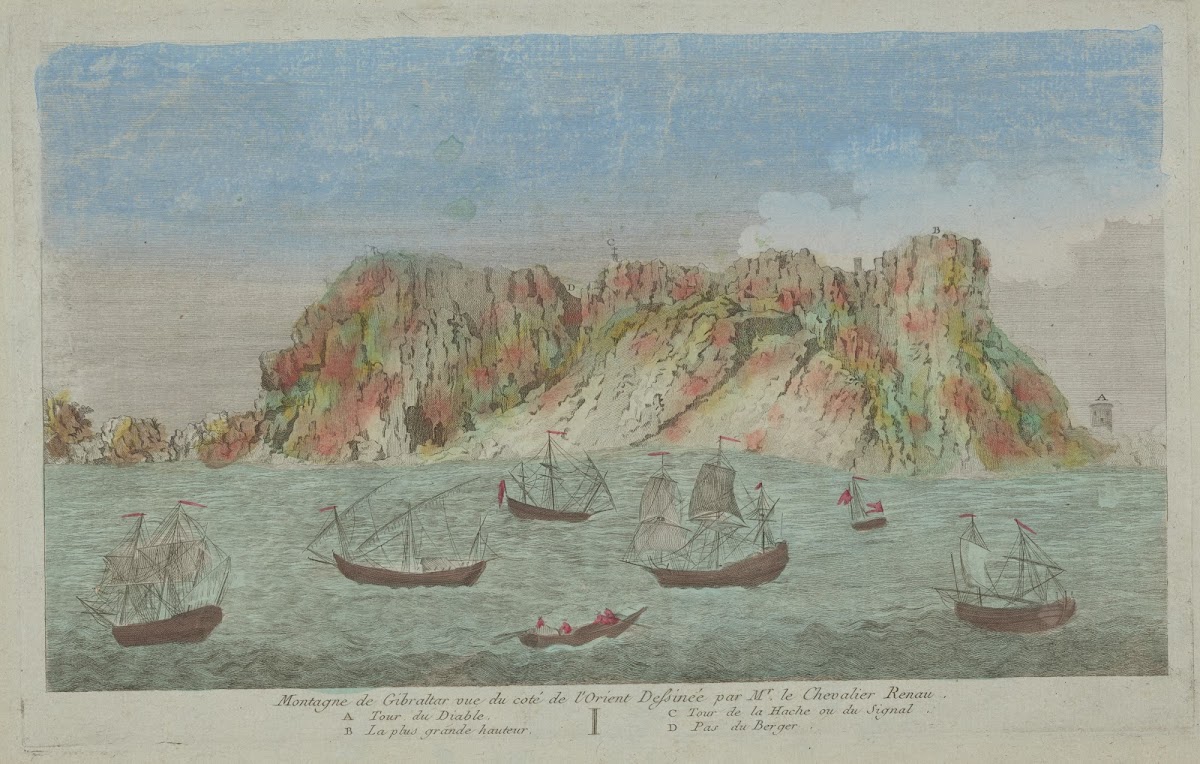 Mount Gibraltar as seen from the Orient 1750