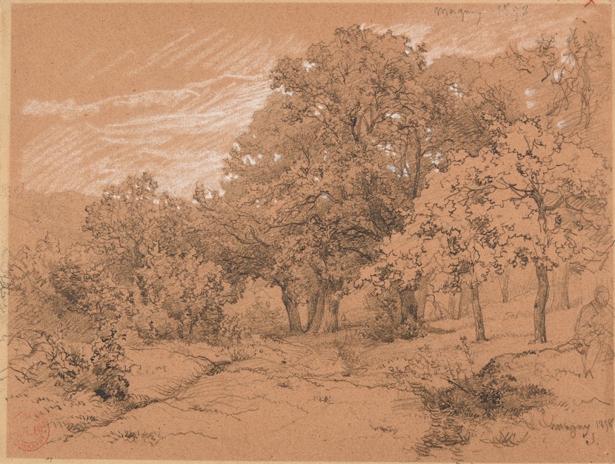 Coin de bois à Magny 1858