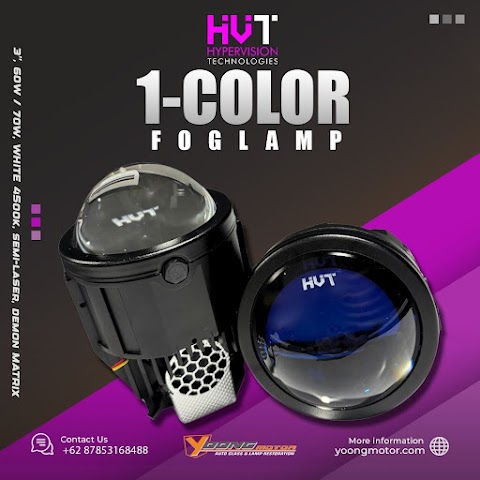 HVT 3" FOGLAMP SEMI-LASER 1-COLOR