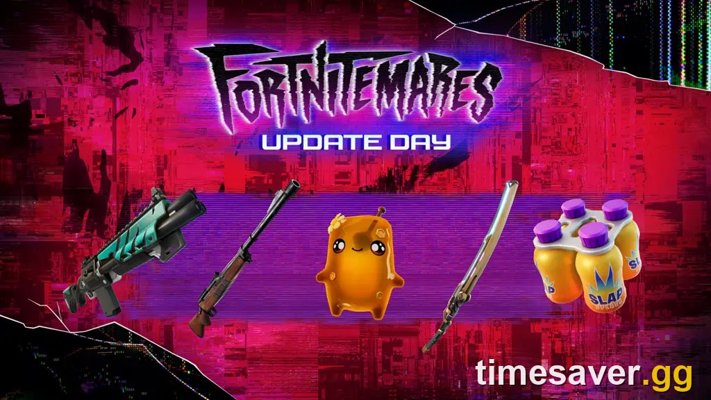 Fortnitemares v42.40 update day art featuring the Honey Sprite