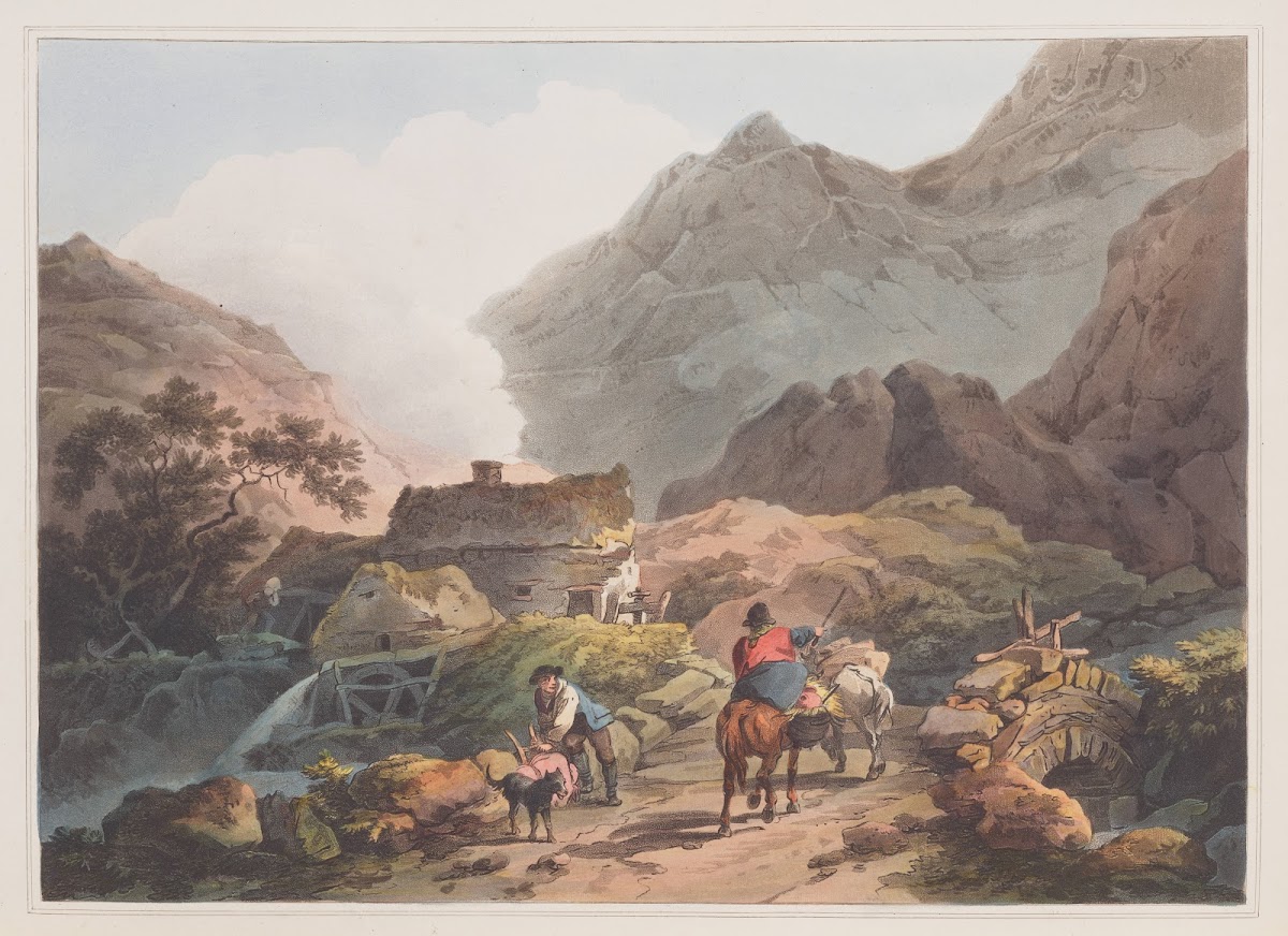 Melin y Nant Near Snowdon 1805
