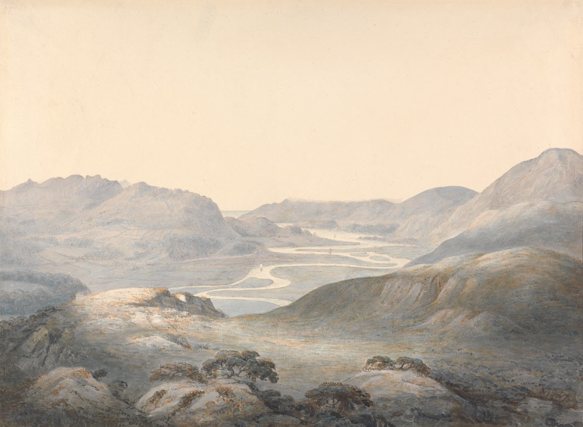 Barmouth Bay the Junction of the Rivers Mowddach and Gwinion 1805