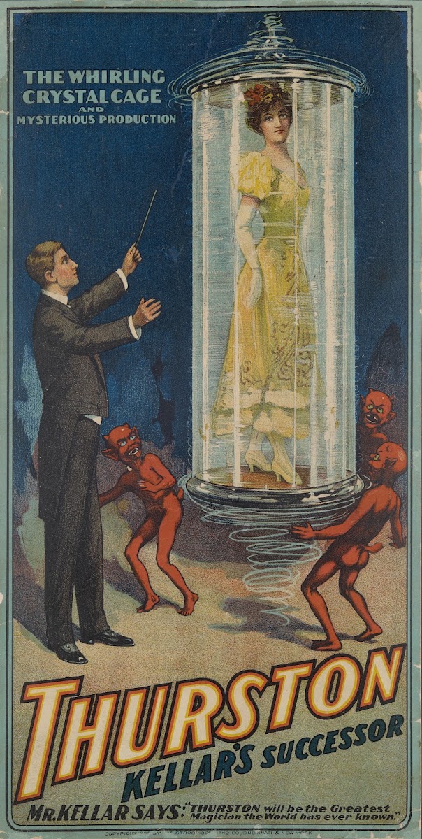 Thurston Kellars Successor the whirling crystal cage and mysterious production 1