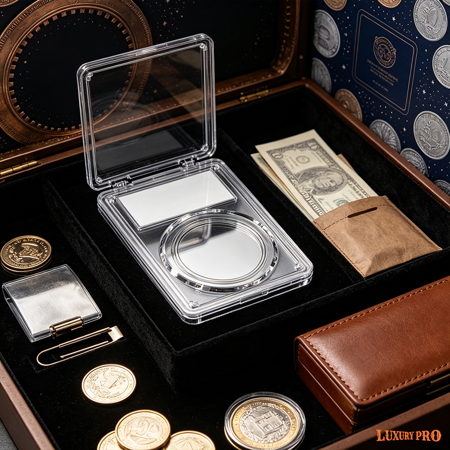UV Alloy Coin + Collection Box