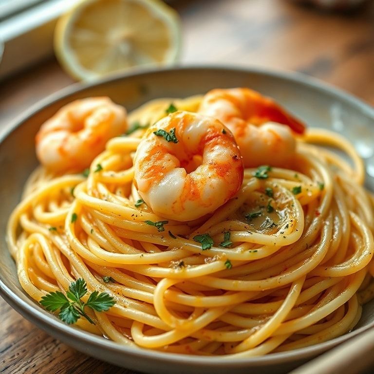 Easy Lemon Garlic Shrimp Pasta Ready in 30 Minutes – Quick & Flavorful Dinner