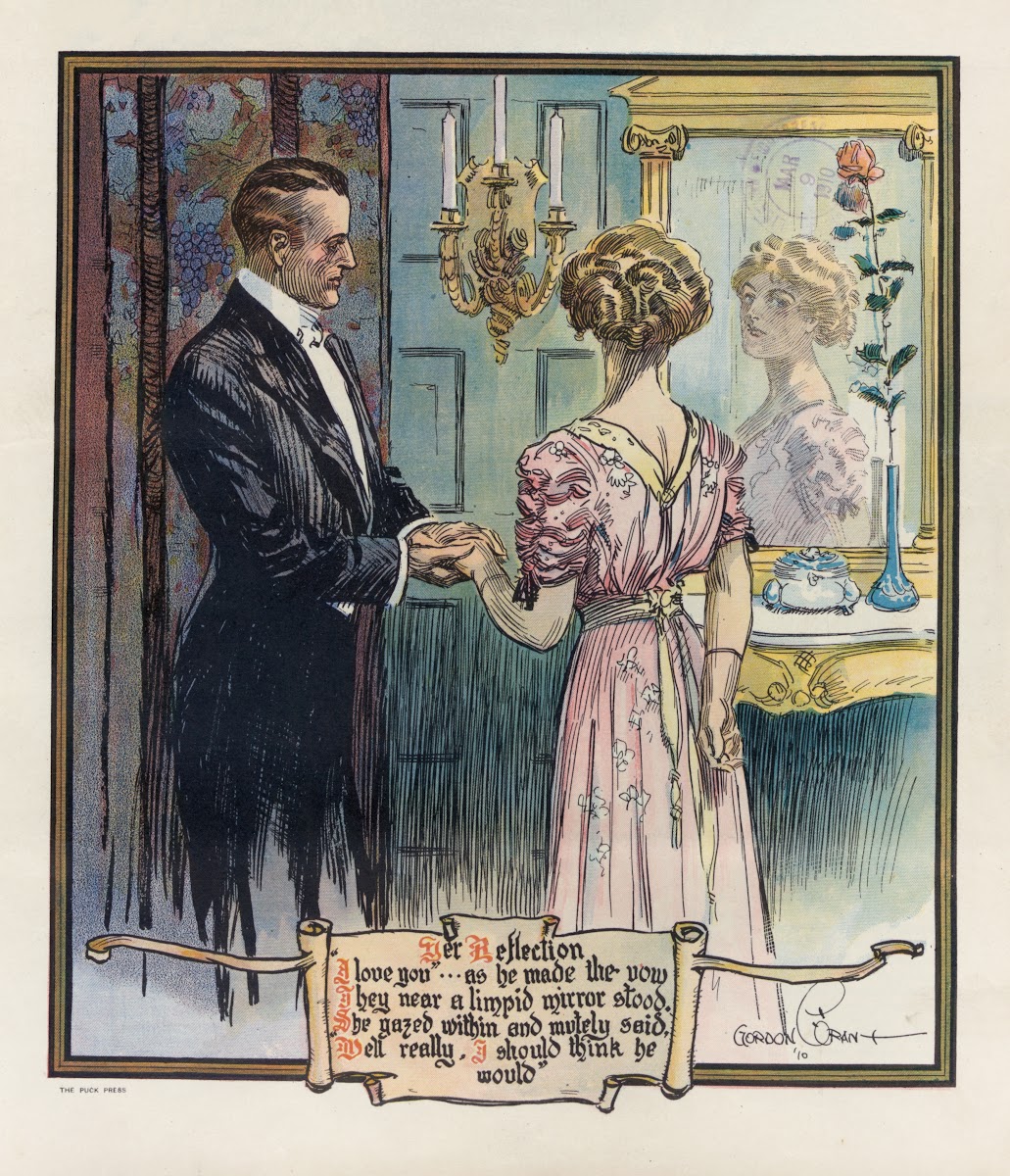 Her reflection 1910