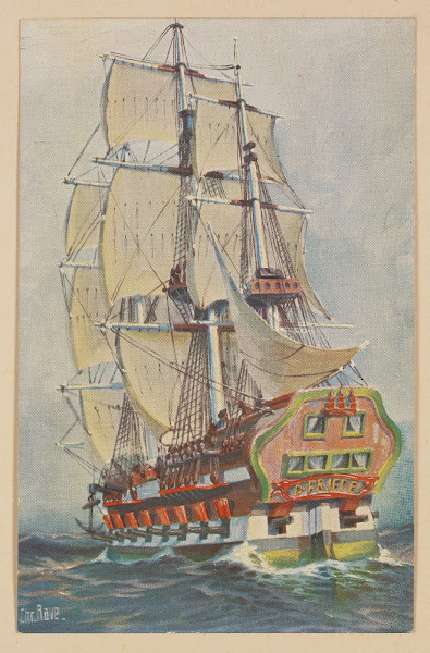 Hansa warship Der Friede around 1600 20th century