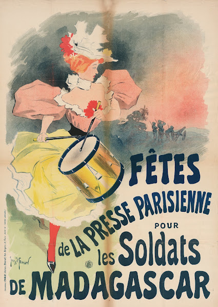 Fetes De La Presse Parisienne Pour Les Soldats De Madagascar 1895