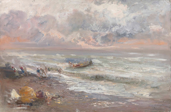 Ritorno dalla Pesca Bordighera 1908