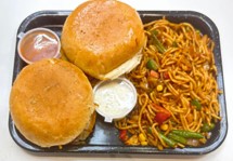 Famous Noodle Burger Combo