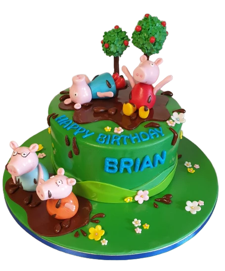 Peppa Pig Birthday Cake CB-NC534