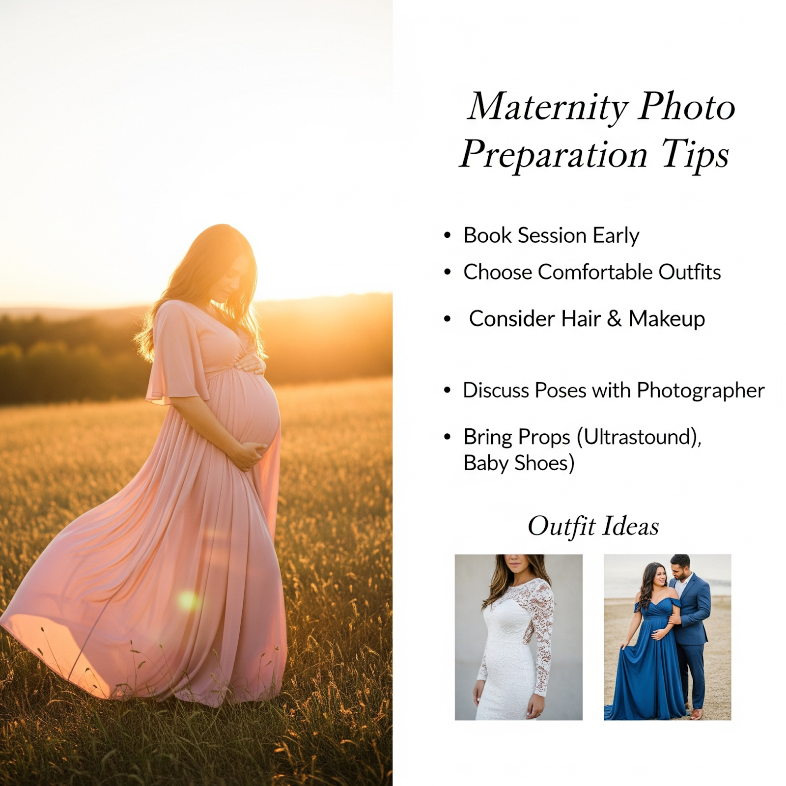 How to Prepare for Maternity Photos: Tips and Outfit Ideas