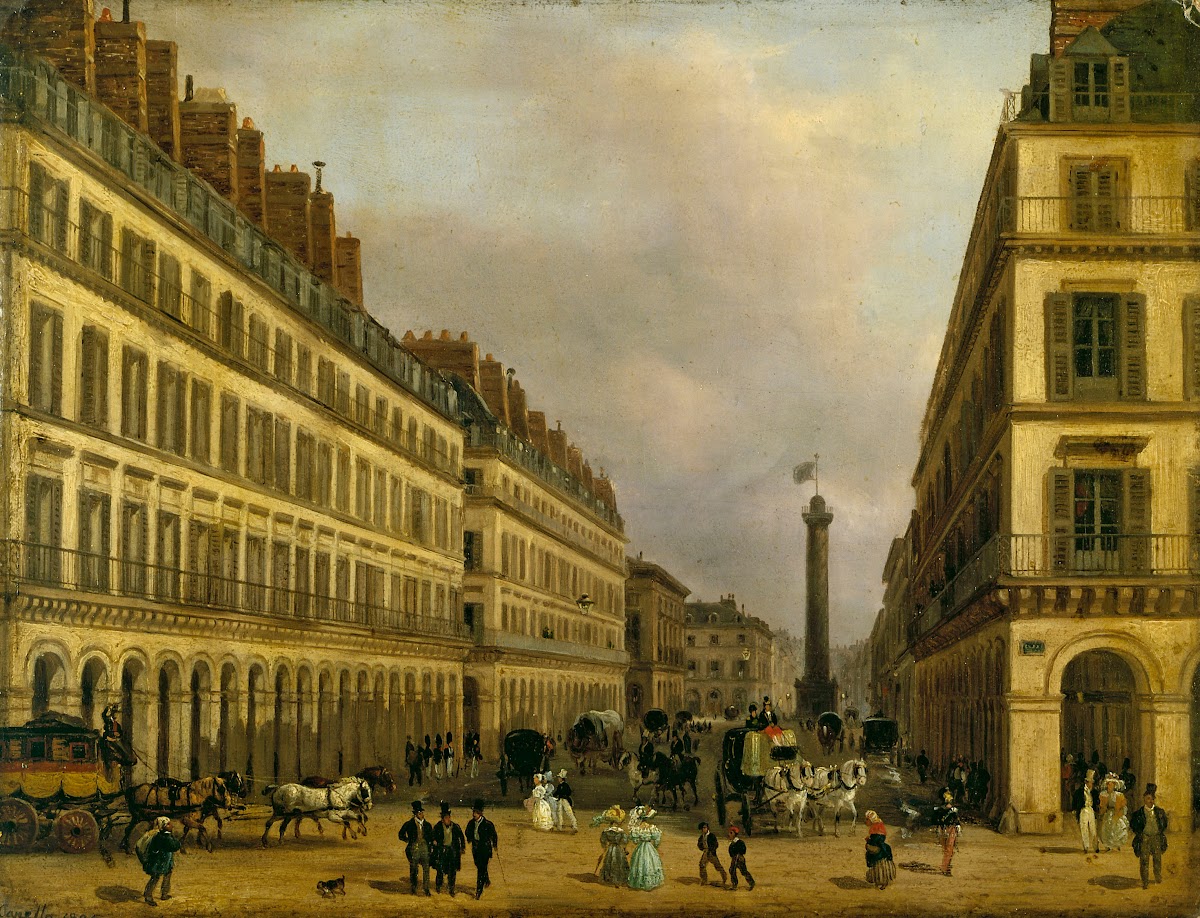 La rue de Castiglione 1829