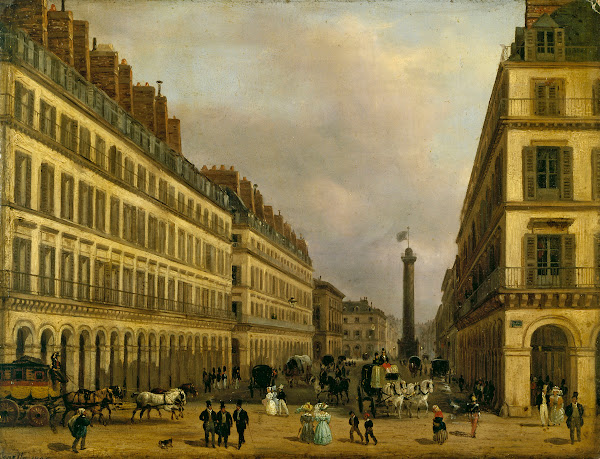 La rue de Castiglione 1829
