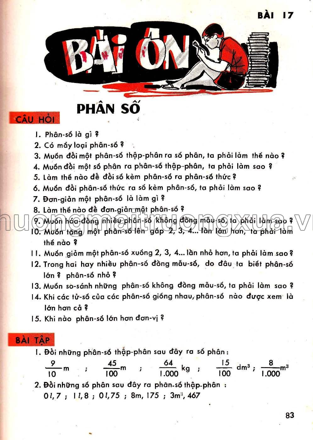 Toán pháp lớp 5 (1970) - Trang 82
