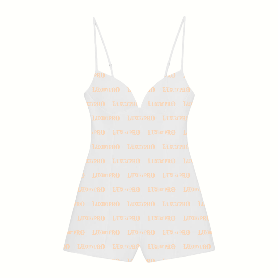 AOP Suspender jumpsuit