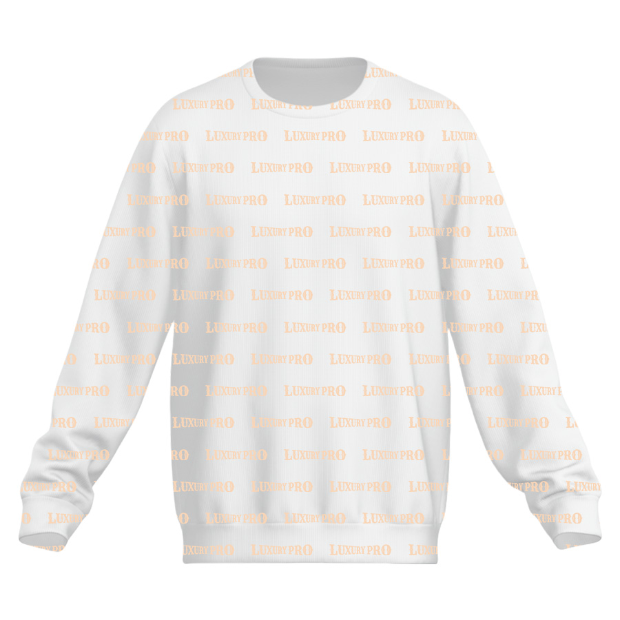 AOP 3D Print Crewneck Sweatshirt